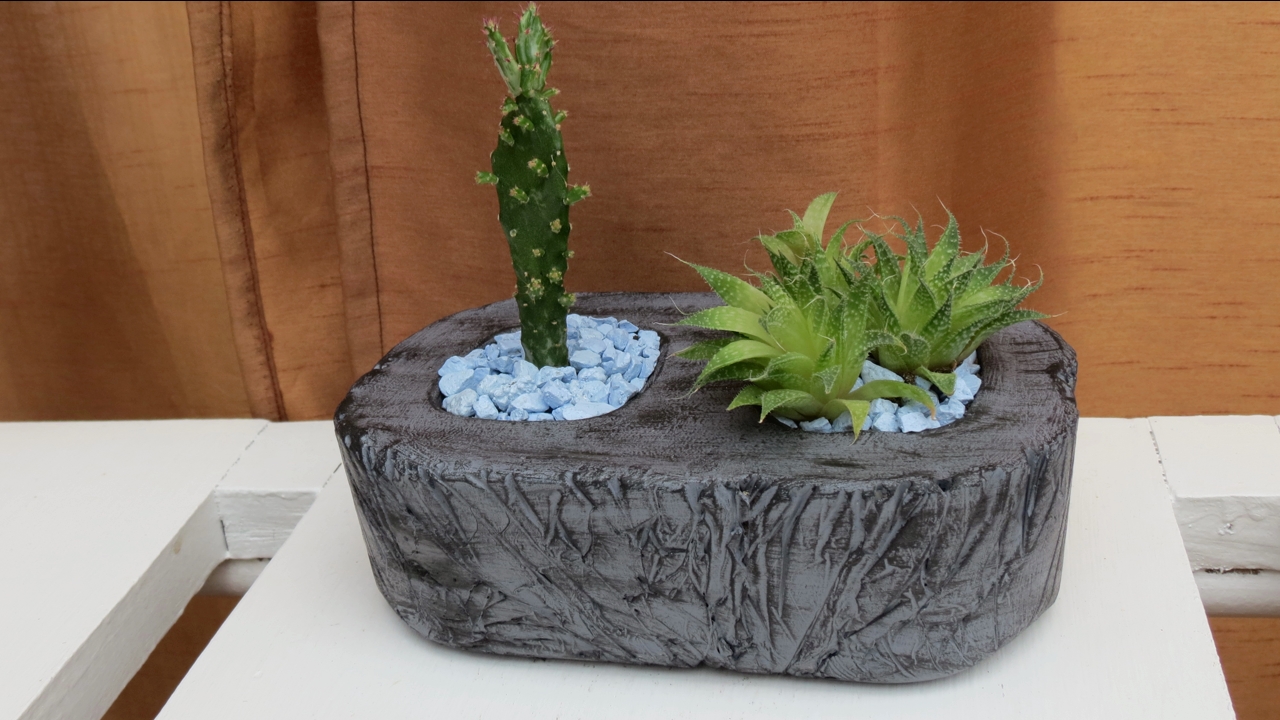 schale f&uuml;r pflanzen aus beton selber machen