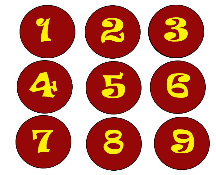 Adventszahlen zum ausdrucken kostenlos